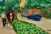 Horse Drawn Barge 8x12